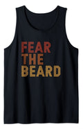 Fear The Beard Tank Top Funny
