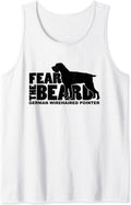 Fear The Beard Tank Top German Wirehaired Pointer