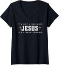 Jesus Not A Religion Relationship Faith Tee
