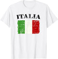 Italian Vintage Flag - Italy Retro Banner Ensign T-Shirt