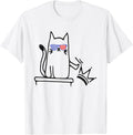 Cat No Kings in America Funny Political Cat Lady T-Shirt