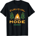 Survival Mode Campfire in The Woods T-Shirt