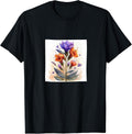 Lobelia Flower With Hearts Around Boho Style Merch