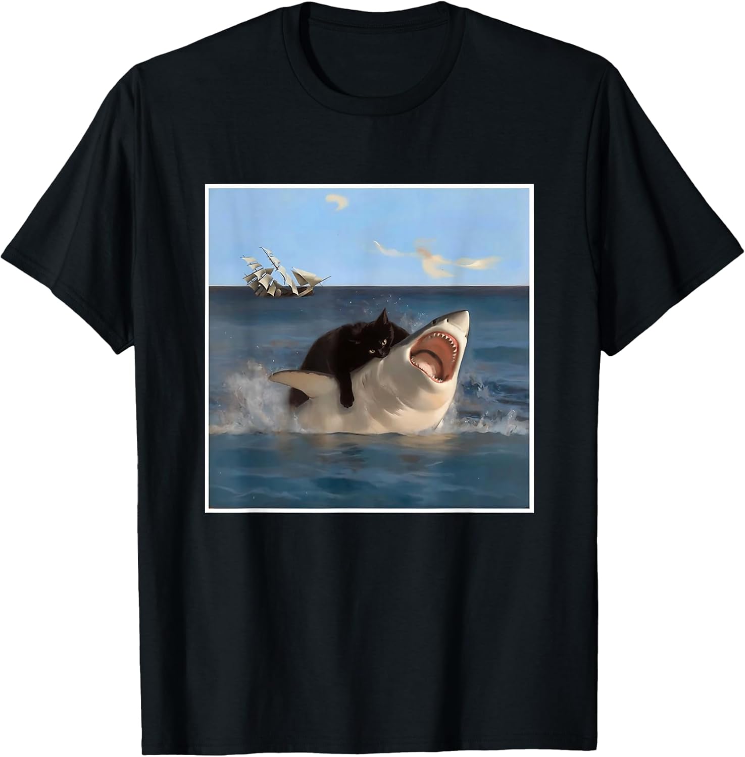 funny Humorous Playful gift ideas Cat and Shark