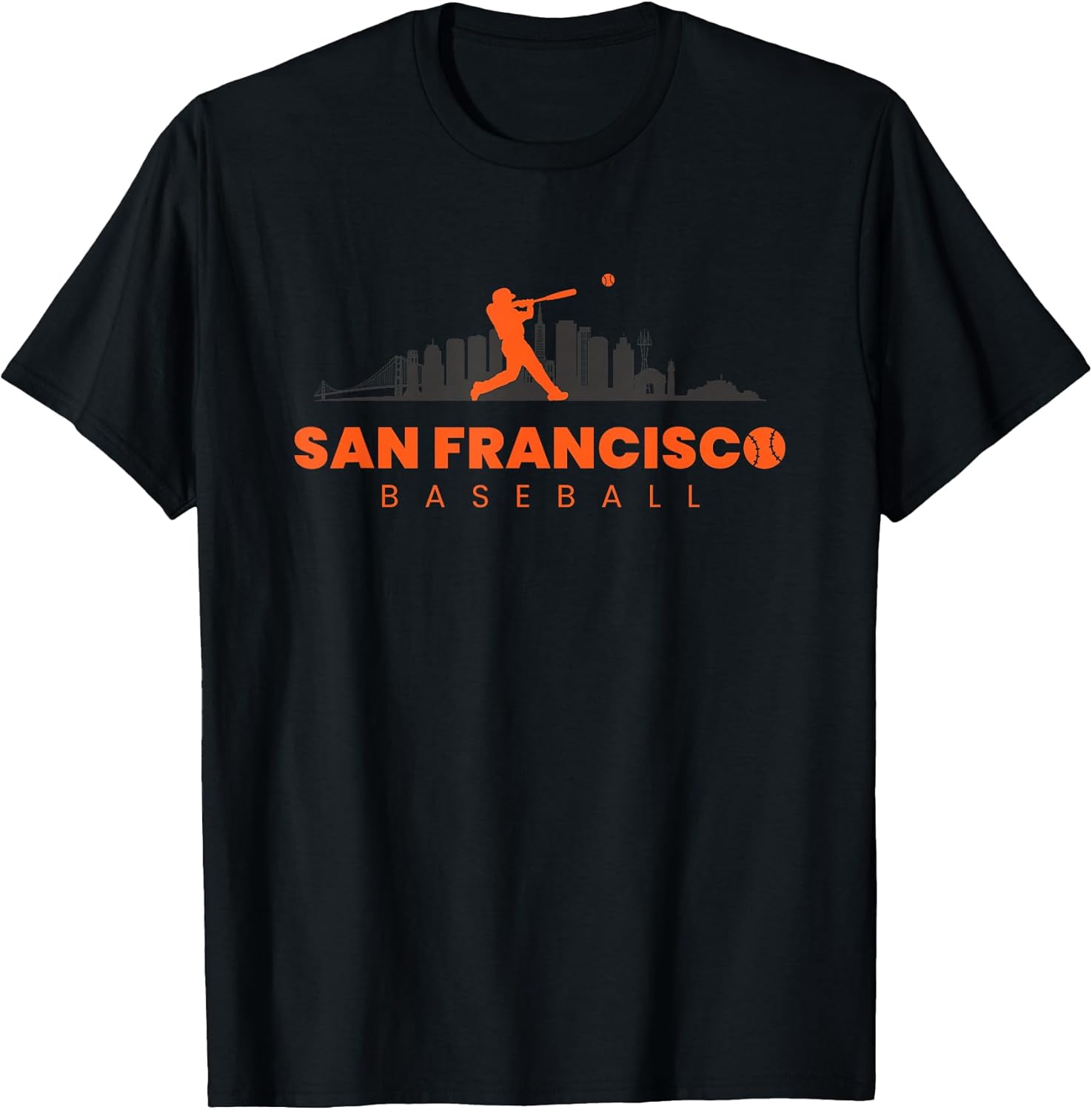 San Francisco Baseball Minimalist Vintage Baseball Lover T-Shirt