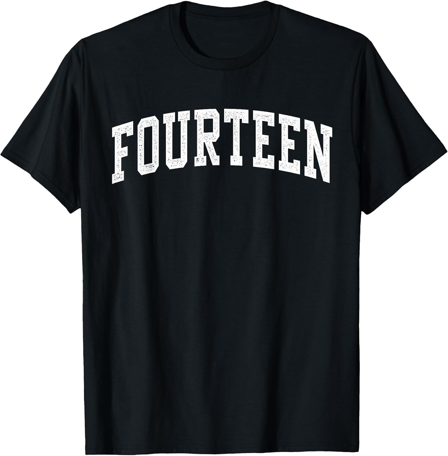 Fourteen Minimalist 14th Birthday Design 14-Year-Old T-Shirt