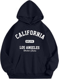 Girls Los Angeles Hoodie California Sweatshirt for Teens Cute Preppy Kids Hoodies Aesthetic Letter Graphic Pullover