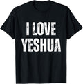 I love Yeshua Jesus Bible Christian Spiritual Vintage Urban T-Shirt