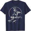 BluegrassGarage - Abraham Lincoln Playing Guitar Retro Music T-Shirt