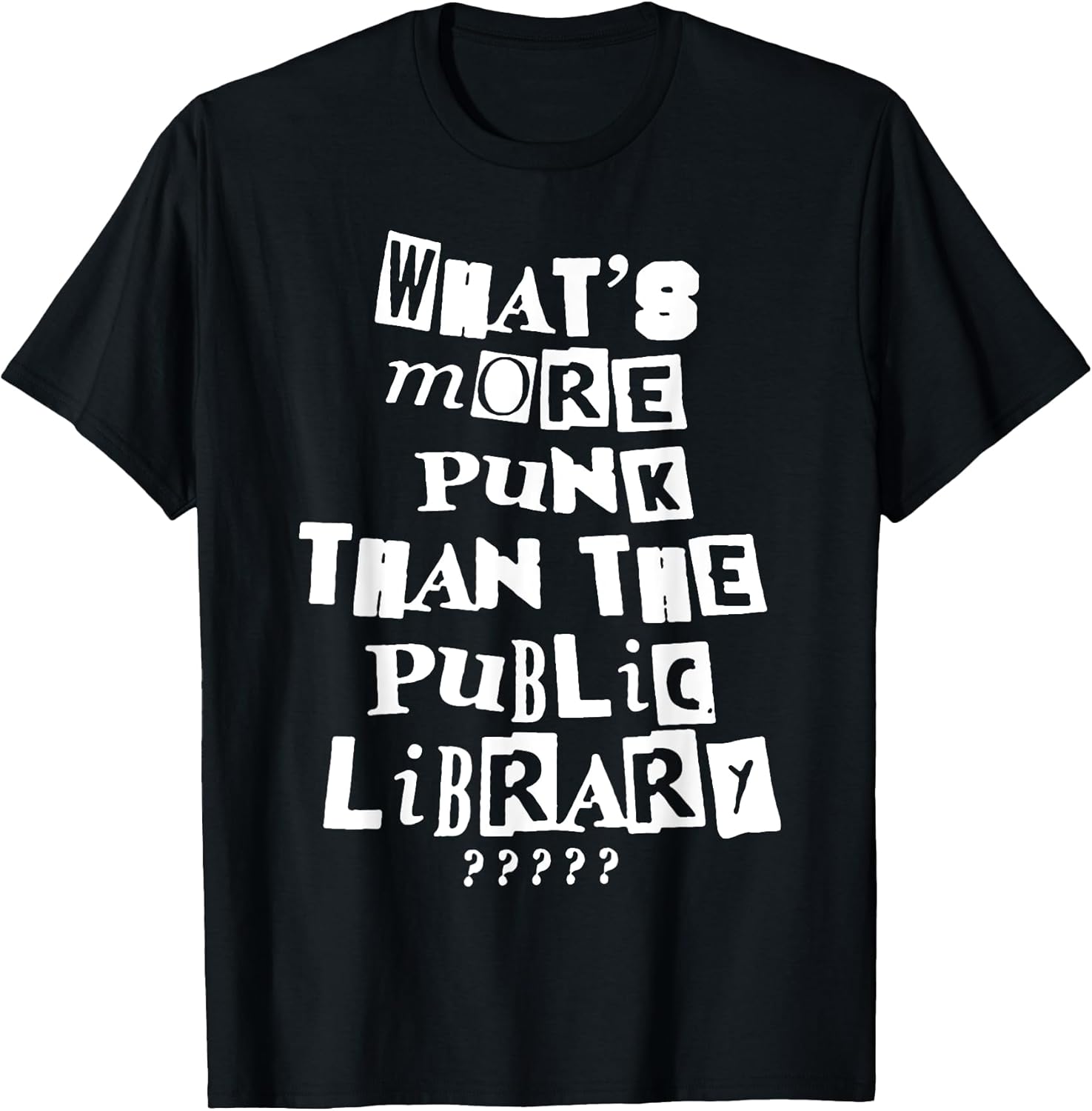 Funny What's More Punk Than The Library Tee Shirt