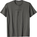 Jesus is King Cross - Minimalist Christian Jesus Christ T-Shirt