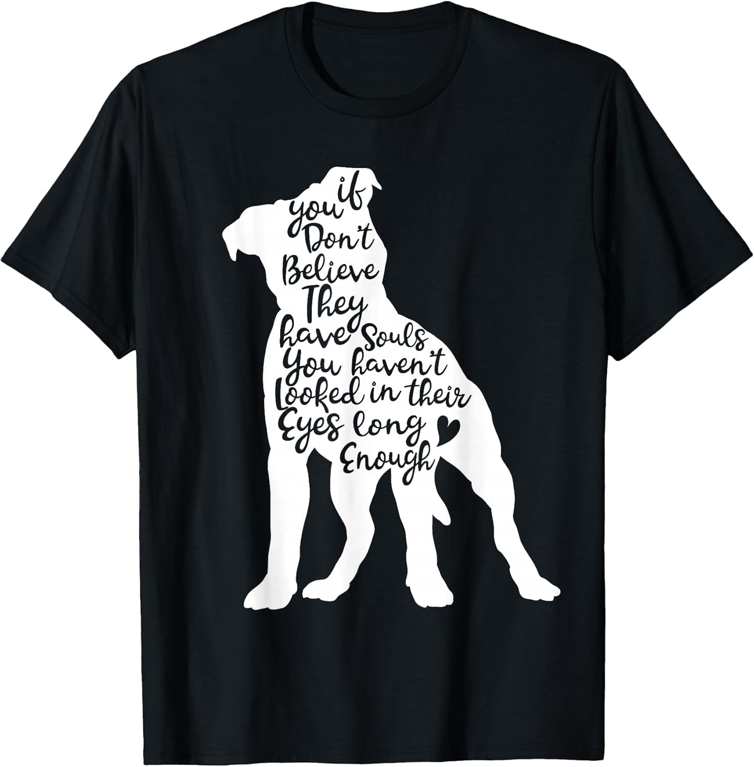 Pitbull Souls Rescue Breed Pit Bull Lover Cute Dog Mom T-Shirt