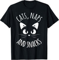 Funny Cats, Naps, Snacks, Cat Lover Fur Mom Dad