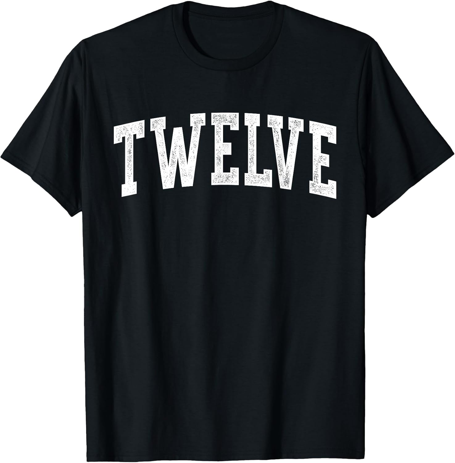 Twelve Minimalist 12th Birthday Design 12-Year-Old T-Shirt