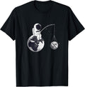 Astronaut Fishing The XRP Logo Crypto Moon