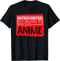 Funny Anime Japanese Animation Lovers Pun Quote Men Women T-Shirt Small