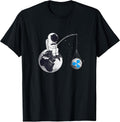 Astronaut Fishing The Ripple XRP Logo Crypto