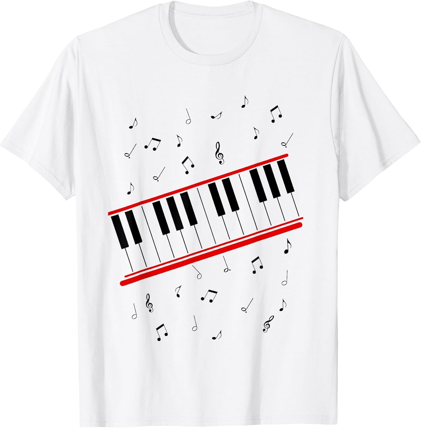 Piano Beat it Music Cosplay T-Shirt