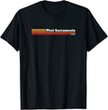 Retro 80's West Sacramento CA T-Shirts & Tees