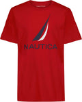 Boys' Short Sleeve J-Class Logo Crew Neck T-Shirt, Soft, Comfortable, Relaxed Fit