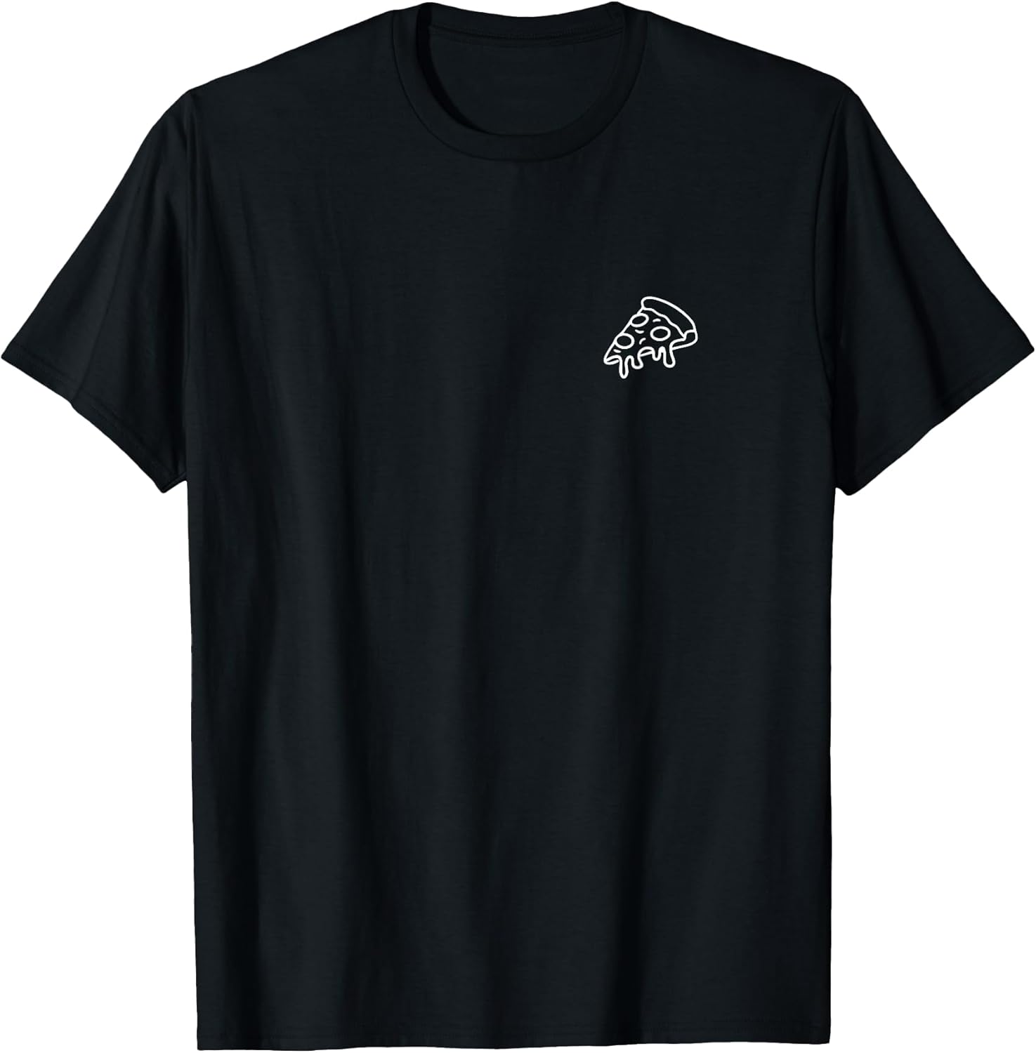 Pizza Slice Minimalist Graphic Favorite Food T-Shirt