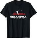 Oklahoma Softball Vintage Minimalist Retro Softball Lover T-Shirt
