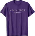 No Kings Subtle Minimalist Small Everyday Use Tee