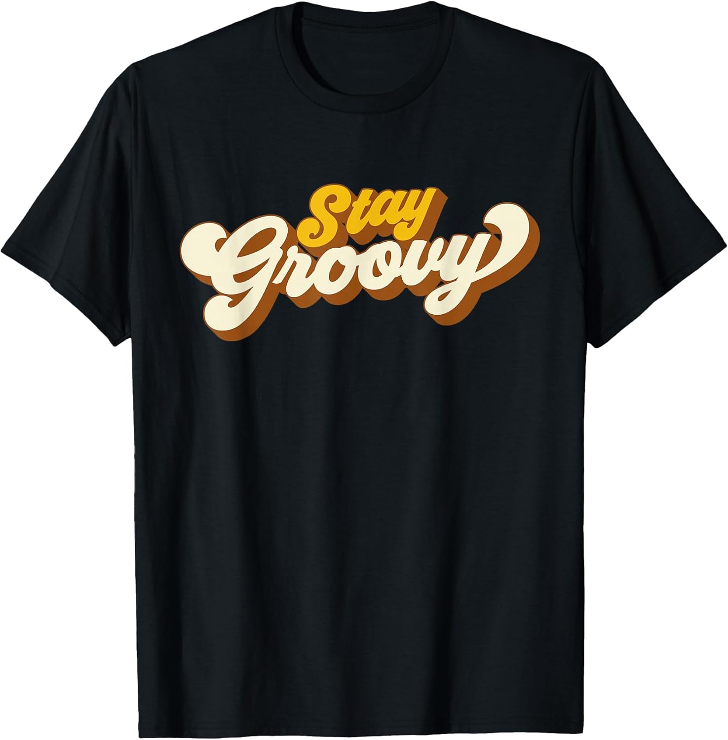 Stay Groovy Hippie Peace Sign Retro 60s 70s Men Women T-Shirt