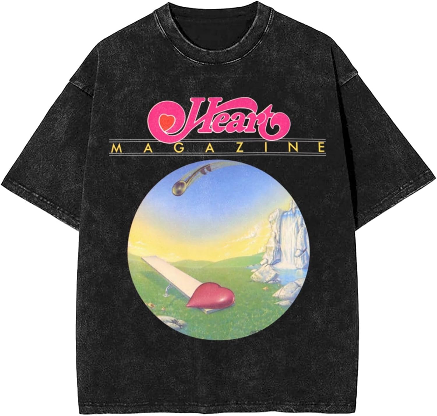 Men's & Women's Vintage Oversized Drop Shoulder Short Sleeve T-Shirt