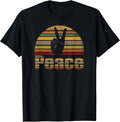 Peace T-Shirt Retro Love 60s 70s Hippie Gift T-Shirt