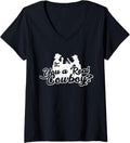 Womens Country Love Gilley's Bud N Sissy | Urban Cowboy V-Neck T-Shirt