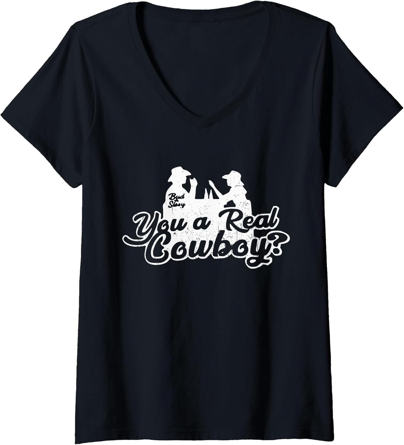 Womens Country Love Gilley's Bud N Sissy | Urban Cowboy V-Neck T-Shirt