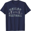 Dallas Football | End Zone Game Day Distressed Vintage T-Shirt