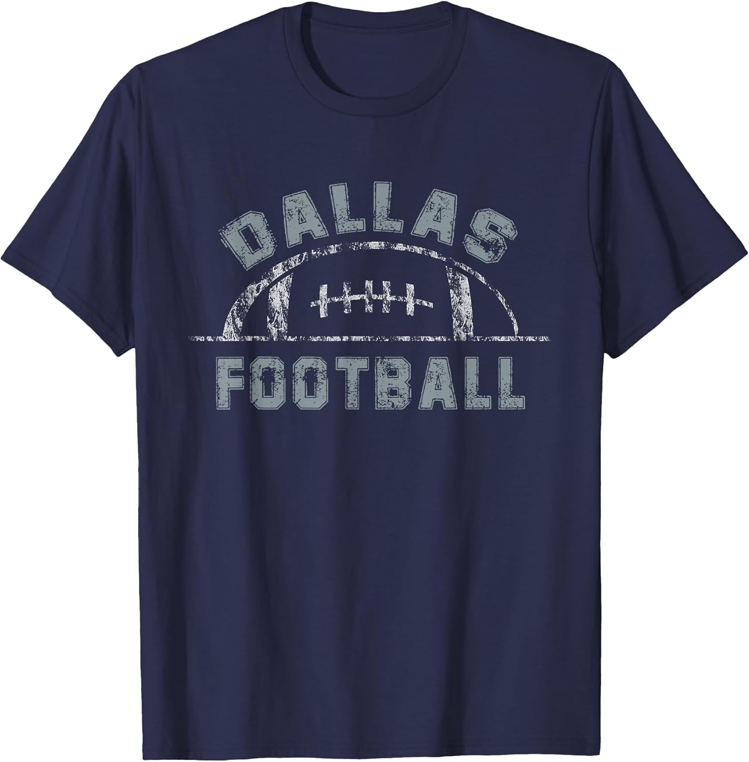 Dallas Football | End Zone Game Day Distressed Vintage T-Shirt