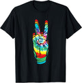 Retro Peace Sign Vintage Tie Dye 60's 70's Hippie Funny T-Shirt