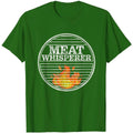 Funny BBQ Grill Dad T-Shirt - Meat Whisperer Black Graphic Tee for Father's Day or Grill Master Gift