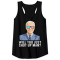 Will You Just Shut Up Man? Graphic Tank Top - Funny Political Humor T-Shirt for Adult Males - True Royal Color