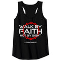 Jesus Walk by Faith Christian Tank Top