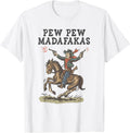 Pew Pew Madafakas Retro Cowboy Rodeo T-Shirt
