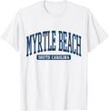 Myrtle Beach South Carolina Souvenir Vintage, Minimalist T-Shirt