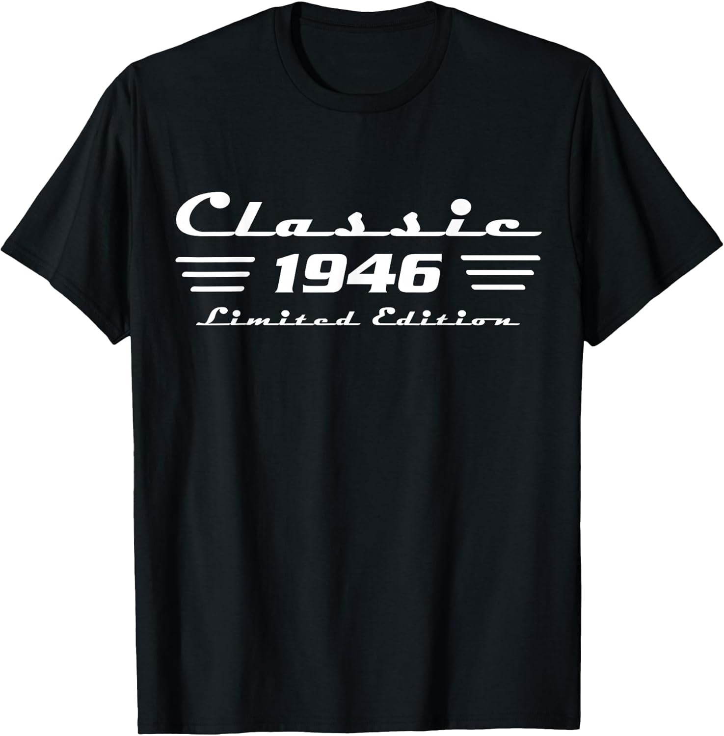 Classic 80 Birthday Decorations Men 80yr 1946 80th Birthday T-Shirt