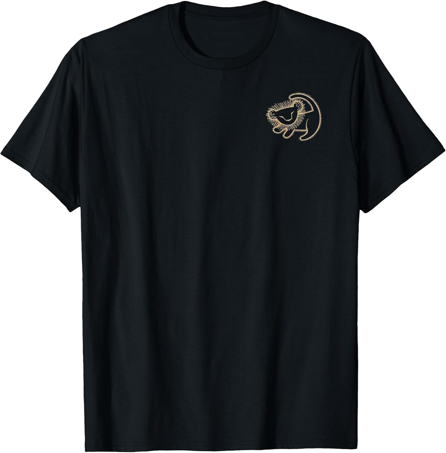 Lion King Simba Gold Cave Painting Graphic T-Shirt T-Shirt