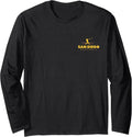 San Diego Baseball Vintage Minimalist Retro Baseball Lover Long Sleeve T-Shirt