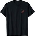 Small Crustacean Shrimp Cute Minimalist Simple Shrimp T-Shirt