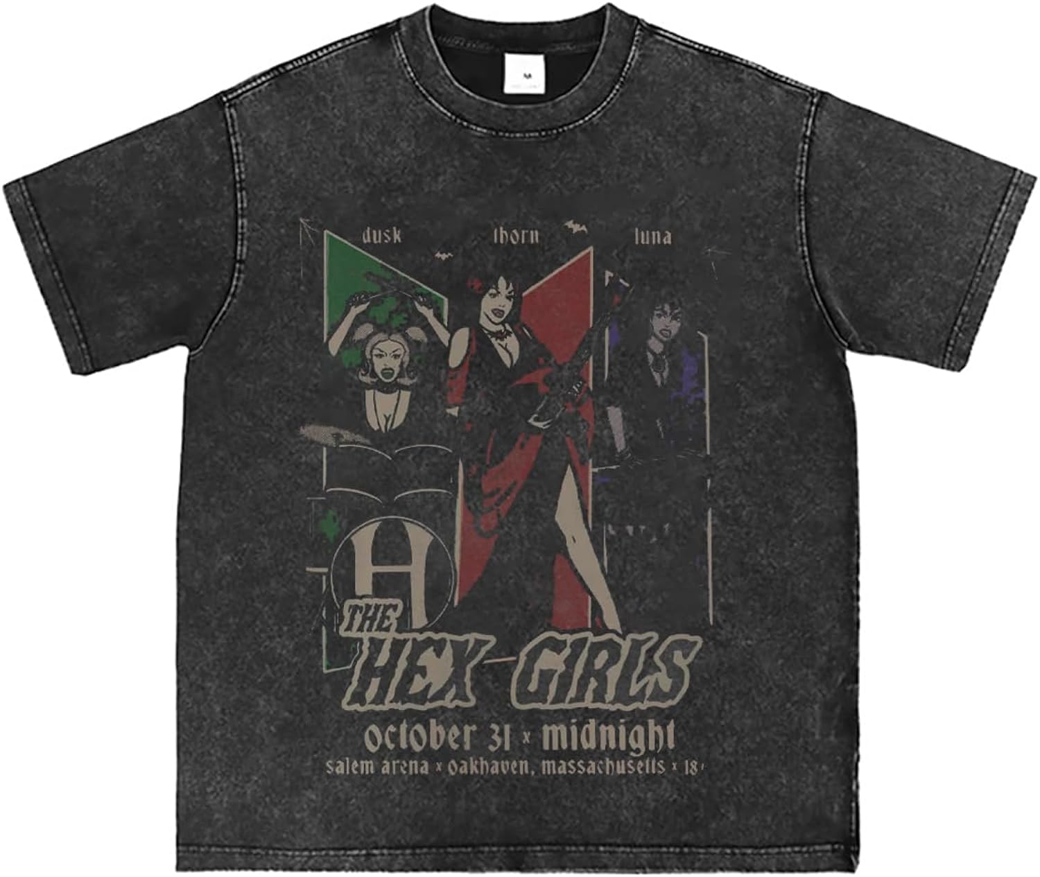 Retro The Hex Girls Inspired T-Shirt Goth Rock Music T-Shirt