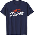 Detroit Baseball Vintage Minimalist Retro Baseball Lover T-Shirt