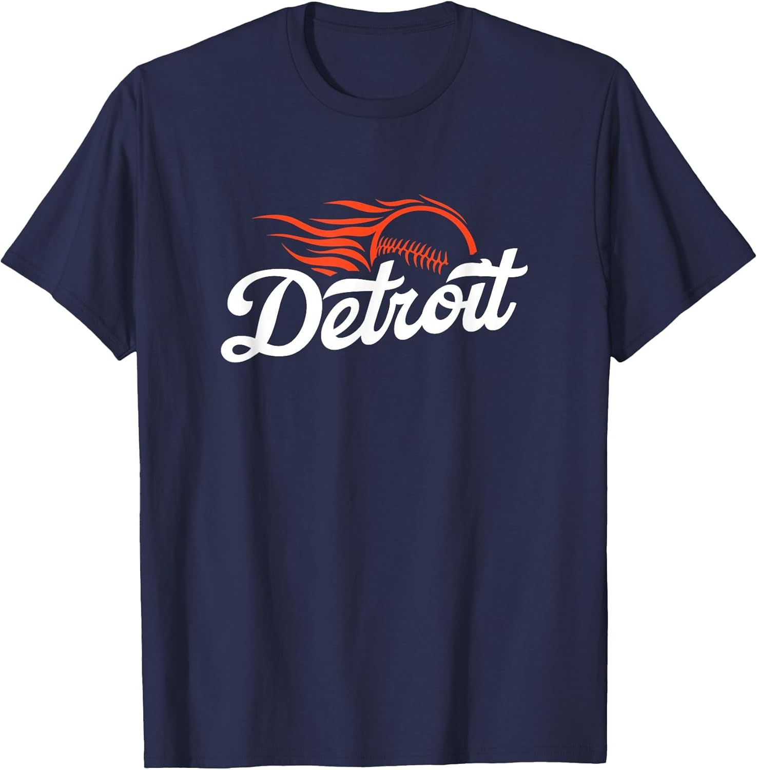 Detroit Baseball Vintage Minimalist Retro Baseball Lover T-Shirt