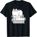 Cat Book Nerd Tees