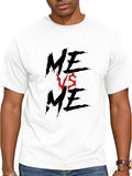 Urban Style Cotton T-Shirt Letters Men's Graphic Short Sleeve T-Shirt Trendy Loose Fit Top Streetwear T-Shirt