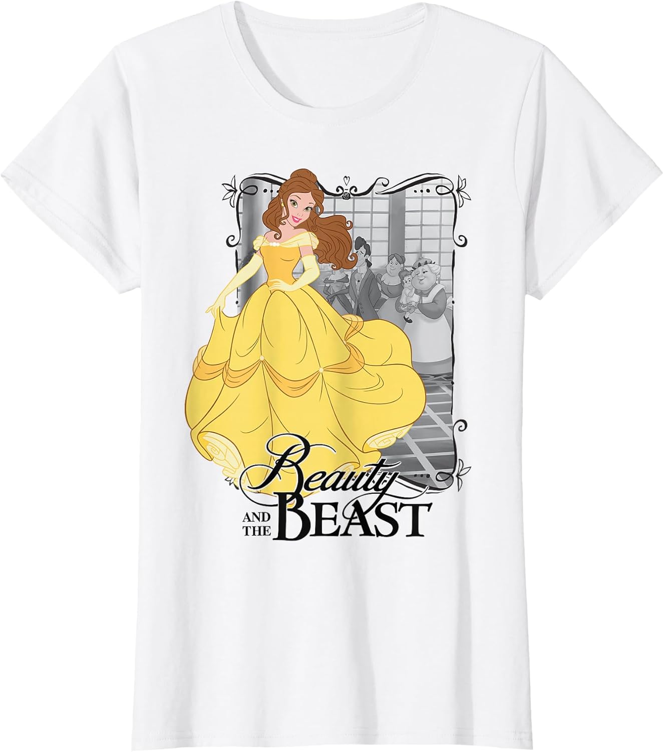 Beauty and The Beast Belle Dress Graphic T-Shirt T-Shirt